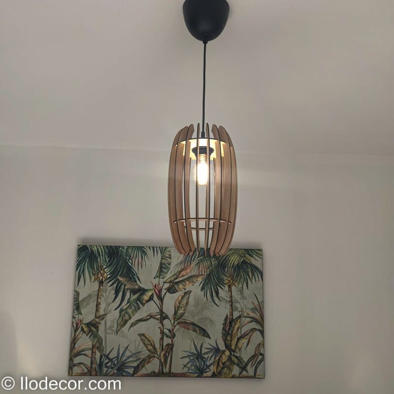 Lampe multifonction Barril en bois laser - Image 11