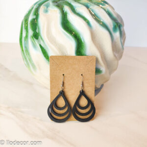 Boucles d'oreilles en bois : Chic et élégantes