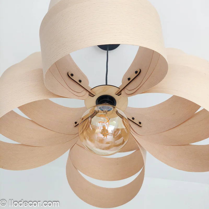 Suspension boucles de bois design - Image 8