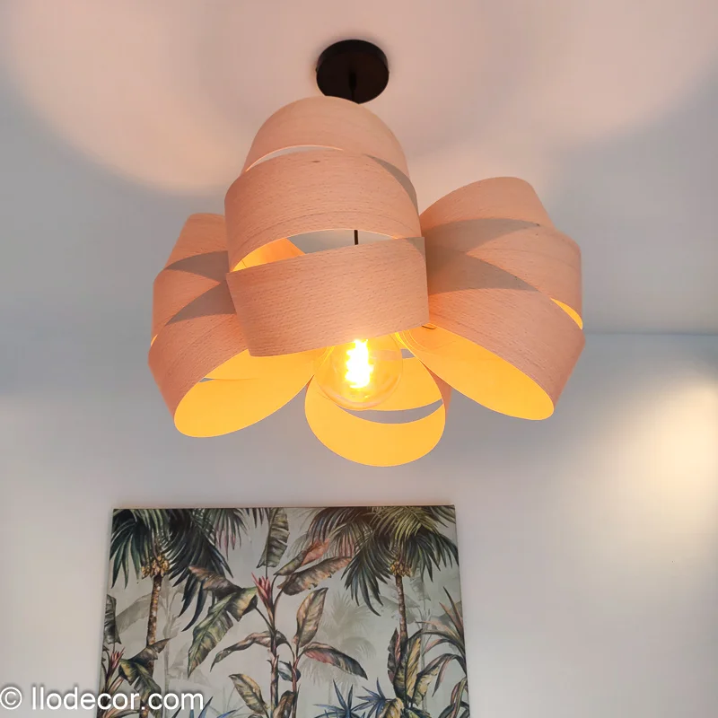 Suspension boucles de bois design - Image 5