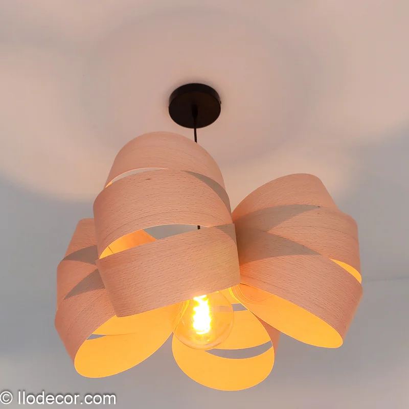 Suspension boucles de bois design - Image 9