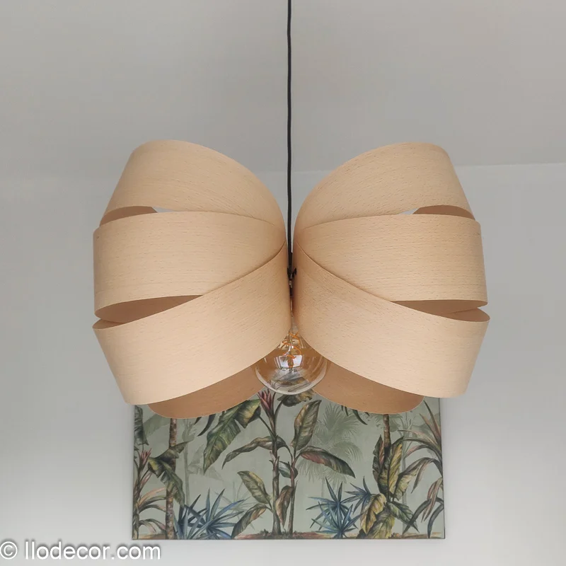 Suspension boucles de bois design - Image 2