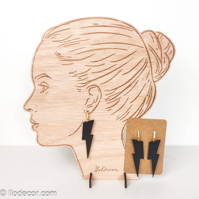 Boucles d'oreilles en bois : Chic et élégantes - Image 6