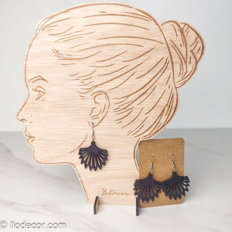 Boucles d'oreilles en bois : Chic et élégantes - Image 7