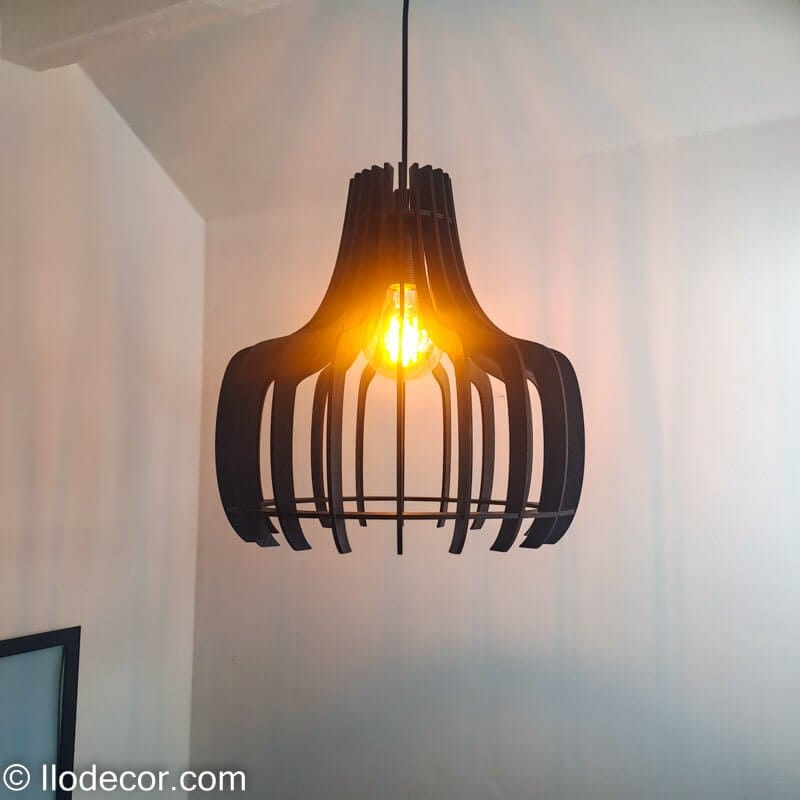 Lustre chic et moderne en bois - Image 4