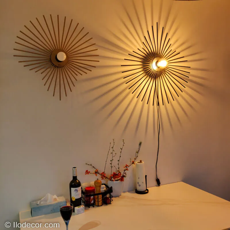 Applique murale en bois Paon - Image 7