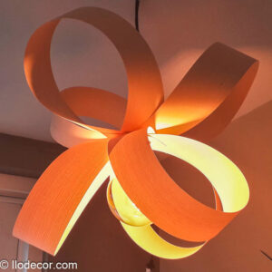 Suspension en placage de bois "Papillon"