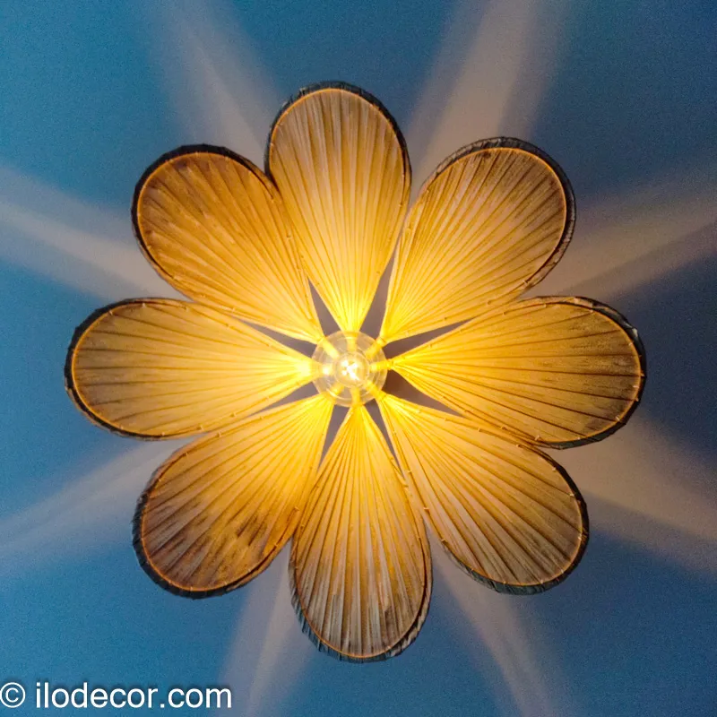 Suspension fleur de palmier