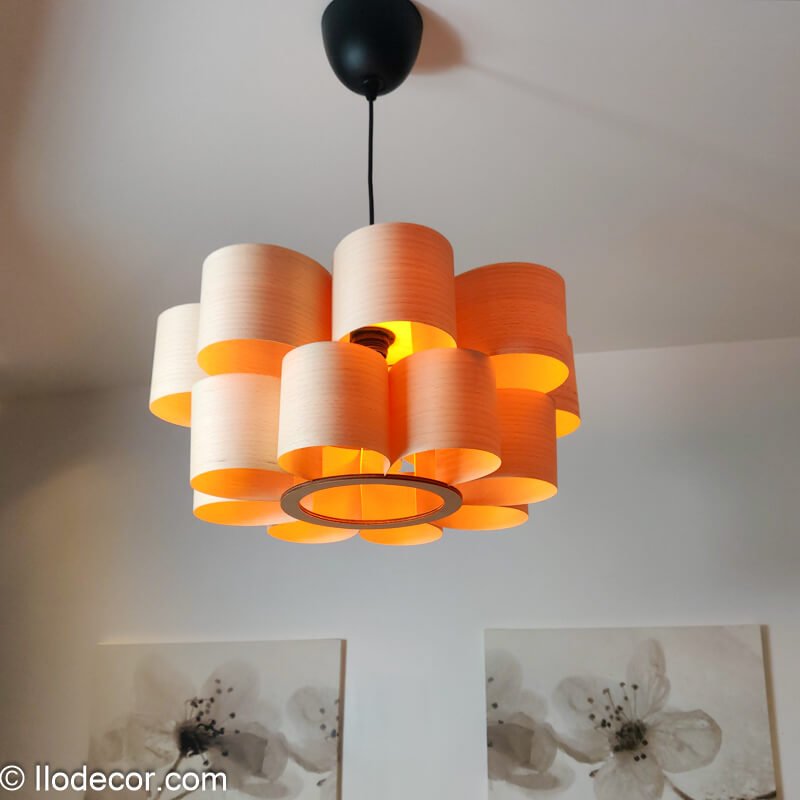 Suspension à étages "Zylandor-8" en Bois de Hêtre - Image 8