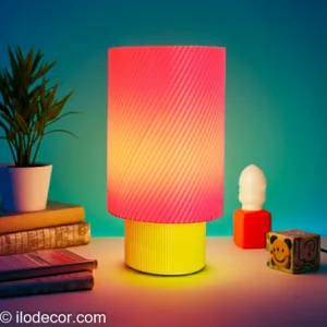 Lampe MODULA - Luminaire de Table / Bureau Bicolore et Modulable (H. 26 cm)