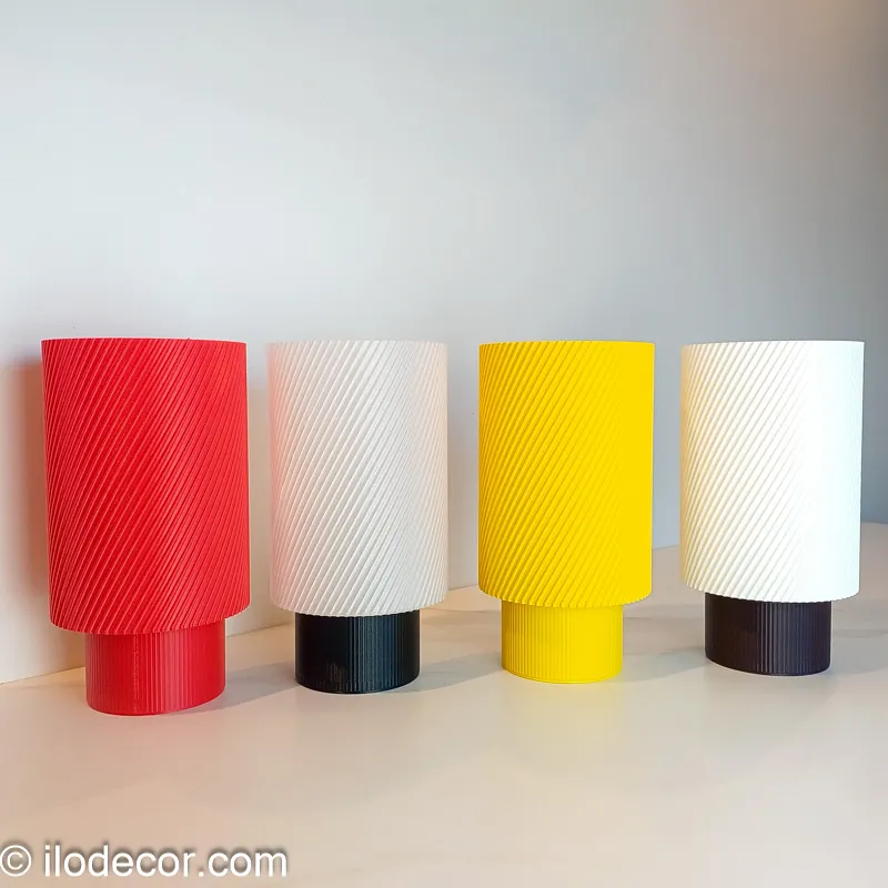 Lampe MODULA - Luminaire de Table / Bureau Bicolore et Modulable (H. 26 cm) - Image 7