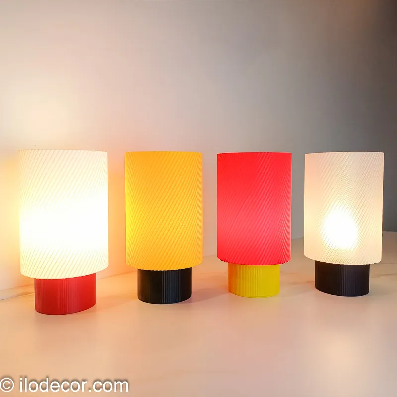 Lampe MODULA - Luminaire de Table / Bureau Bicolore et Modulable (H. 26 cm) - Image 3