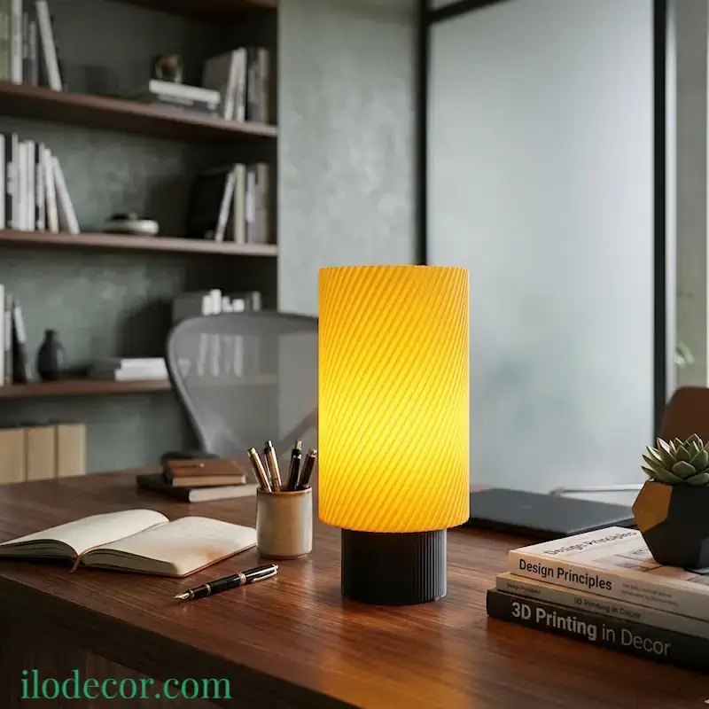 Lampe MODULA - Luminaire de Table / Bureau Bicolore et Modulable (H. 26 cm) - Image 5