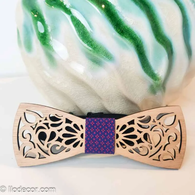 Nœud Papillon en Bois Fait Main | Accessoire Homme Tendance & Éco-responsable - Image 4
