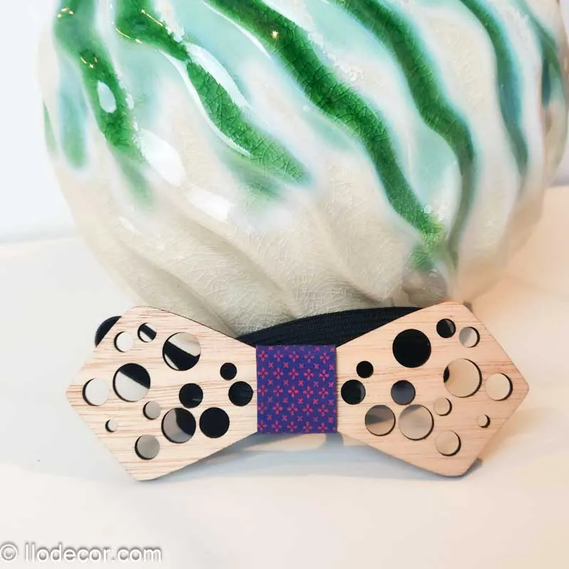 Nœud Papillon en Bois Fait Main | Accessoire Homme Tendance & Éco-responsable - Image 5