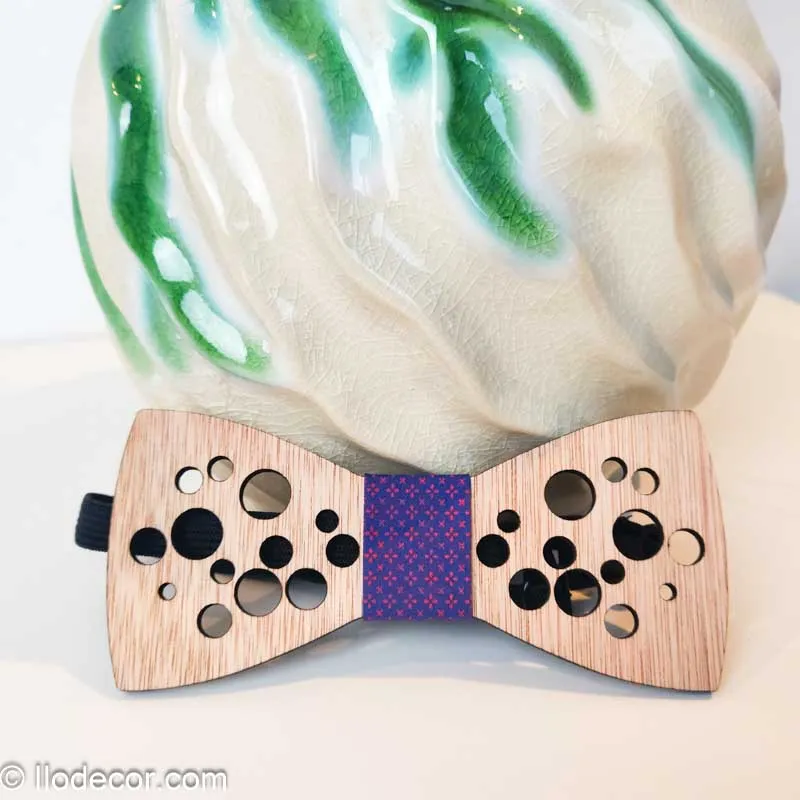 Nœud Papillon en Bois Fait Main | Accessoire Homme Tendance & Éco-responsable - Image 6