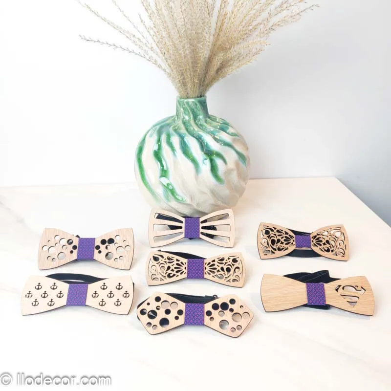 Nœud Papillon en Bois Fait Main | Accessoire Homme Tendance & Éco-responsable - Image 2